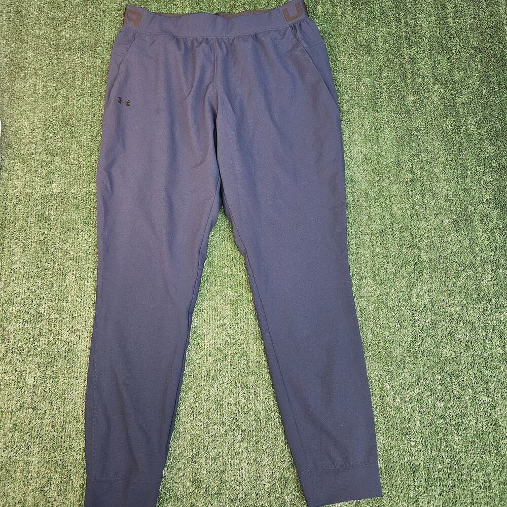 Under Armour UA Vanish Woven Joggers Pants Womens Medium Navy NWT Activewear